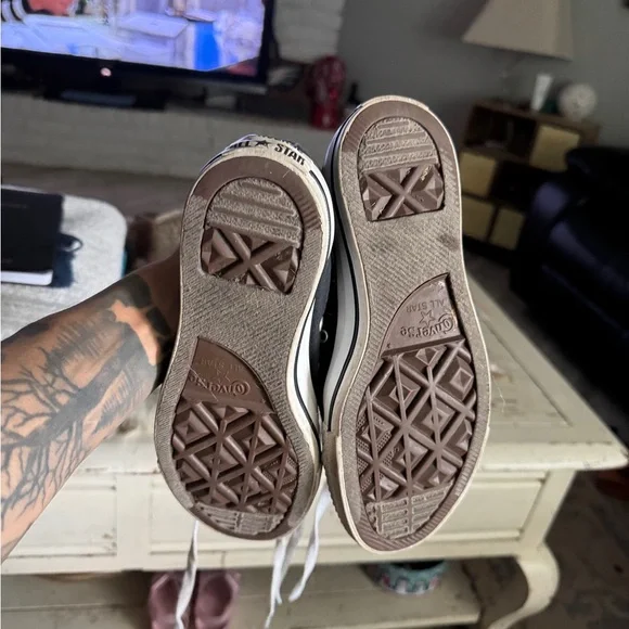 Converse Black High-Top Sneakers - Picture 4 of 5